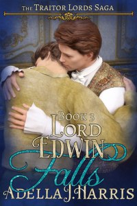 cover of Lord Edwin Falls by Adella J. Harrris
